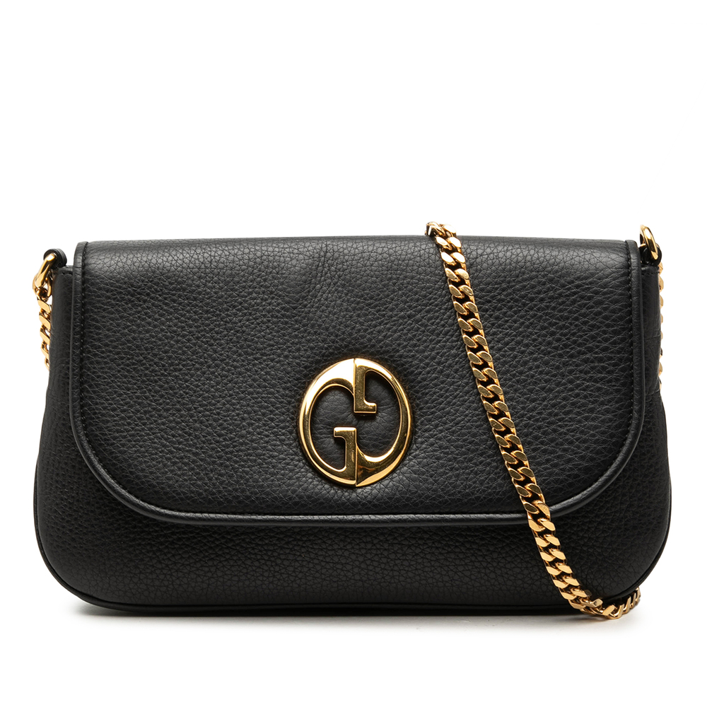 Pre-Loved Gucci Medium Calfskin 1973 Chain Shoulder Bag